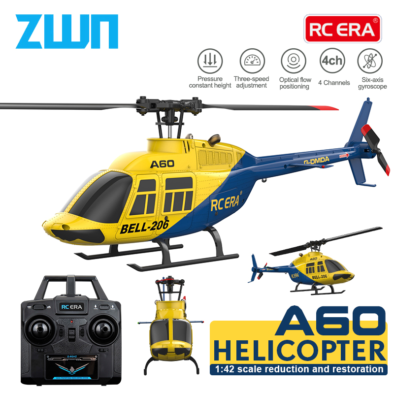 Rc Helicopter Nitro - A60 RC hélicoptère 2.4G 6-Aixs Gyroscope