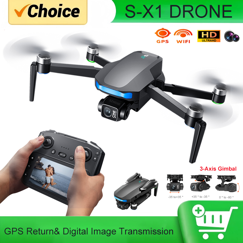 Rc Helicopter Charger - Drone GPS S-X1 MAX avec stabilisateur